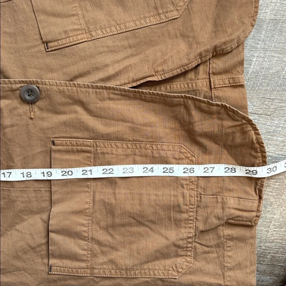 Everlane Fatigue Blazer size S Oversized Walnut Brown Organic Cotton Linen